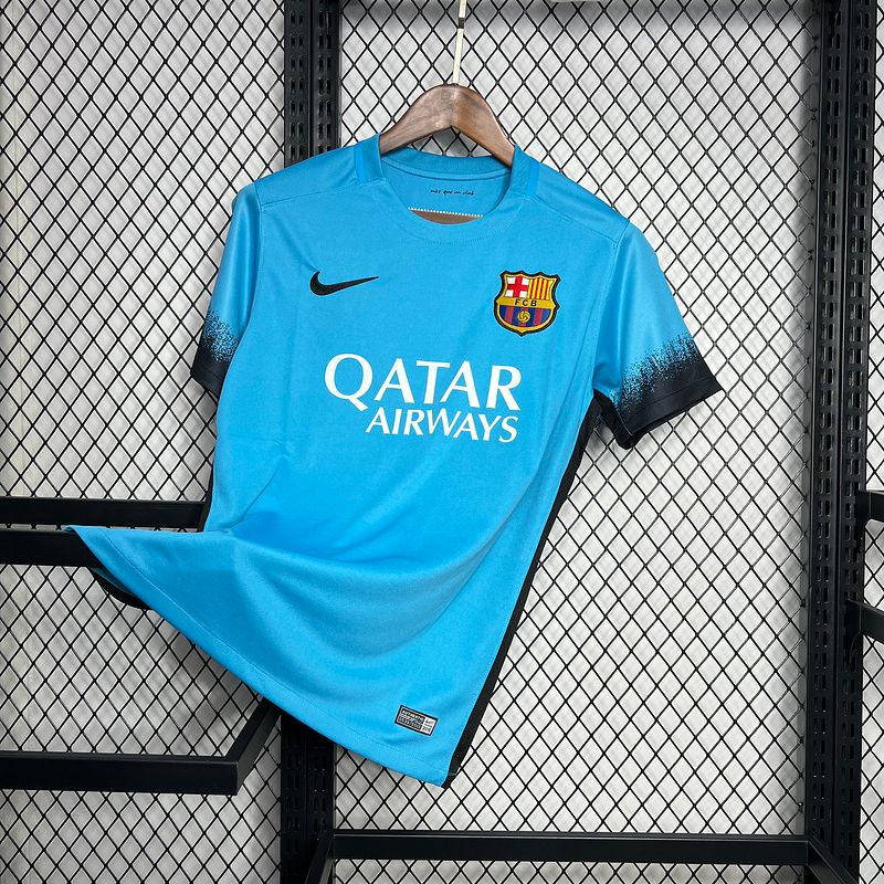 Camiseta Barcelona Retro III Tercera 15/16 Azul