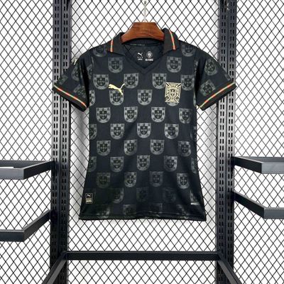Camisa Seleção de Portugal Pantera Negra 2025/26 Feminina Camisa Seleção de Portugal Pantera Negra 2025/26 Feminina