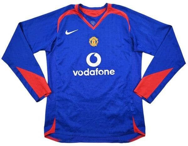 Camisa Retrô Manchester United. - Manga Longa 2005/06