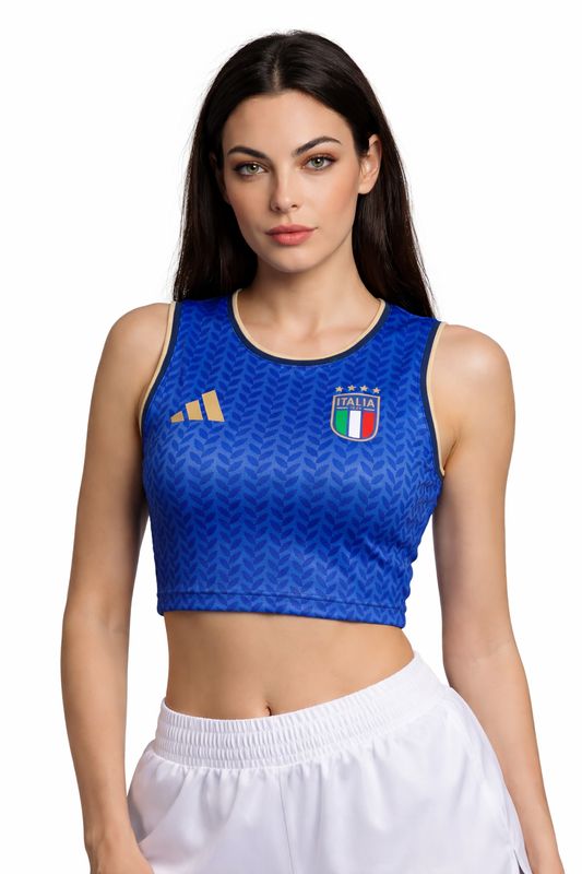 Cropped Seleção da Itália 2026/2027 Feminina Copa do Mundo