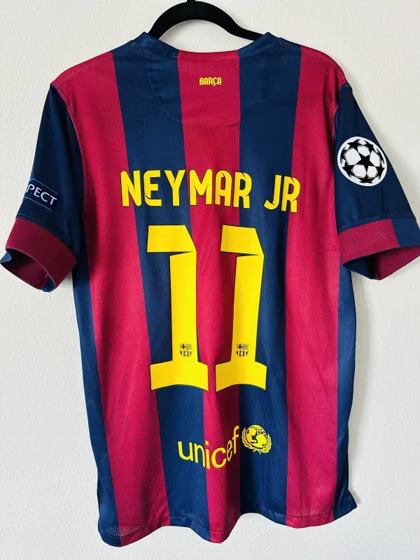 Camisa Nike Barcelona I 2014/15  Neymar UEFA Champions League Final 2014/15