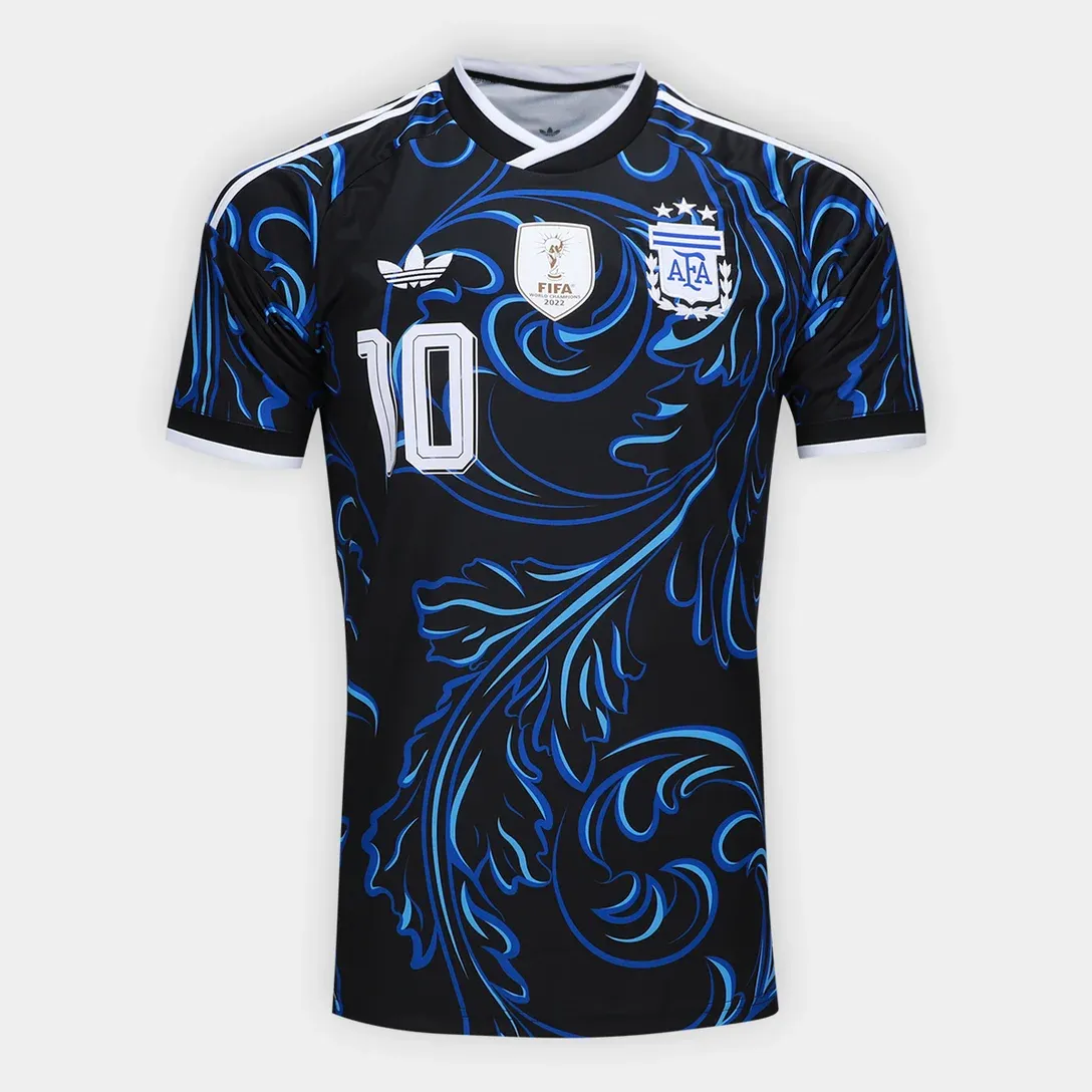 Camisa Seleção Argentina Away 2026 nº 10 Messi Torcedor Copa do Mundo Camisa Seleção Argentina Away 2026 nº 10 Messi Torcedor Copa do Mundo