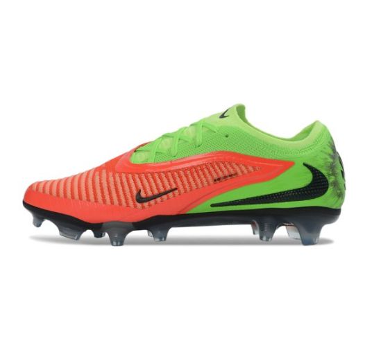 Chuteira Campo NIKE Phantom 6 Elite Low FG Vermelho - Verde