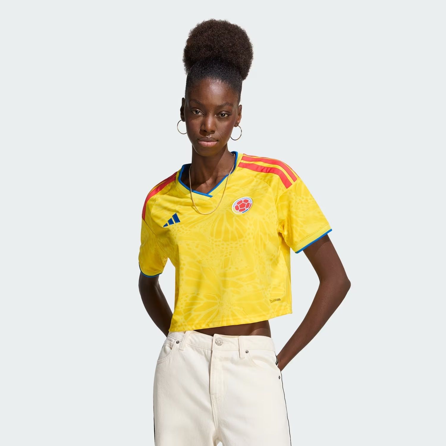 Cropped  Colômbia  2026/2027 - Feminina Copa do Mundo