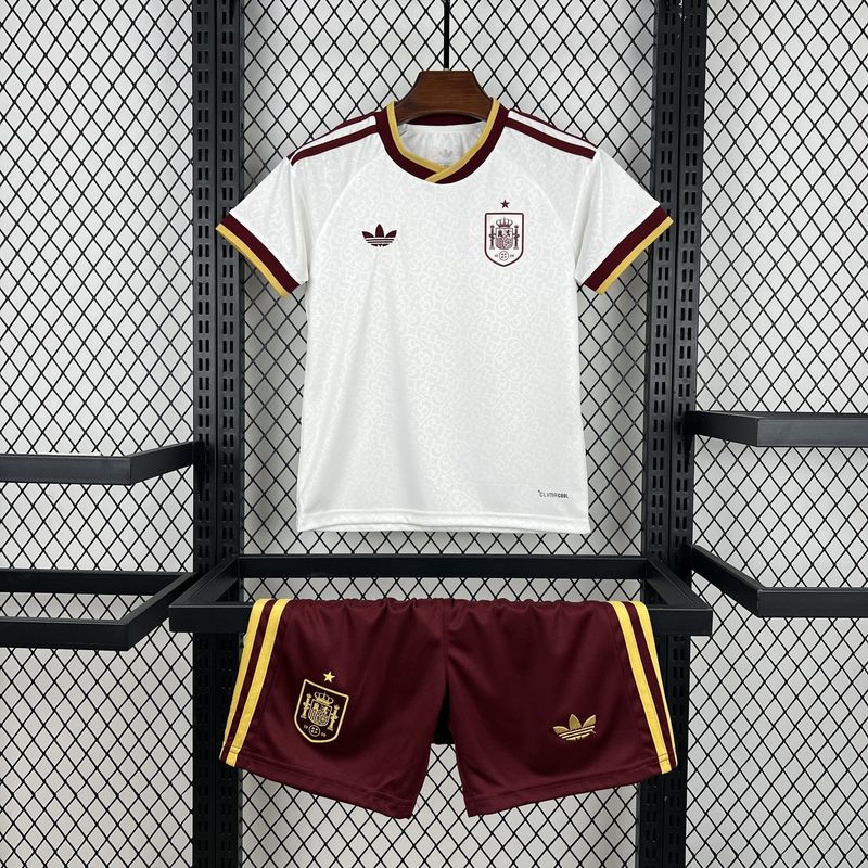 Kit Camisa  Infantil Espanha Away 2026 Copa do Mundo