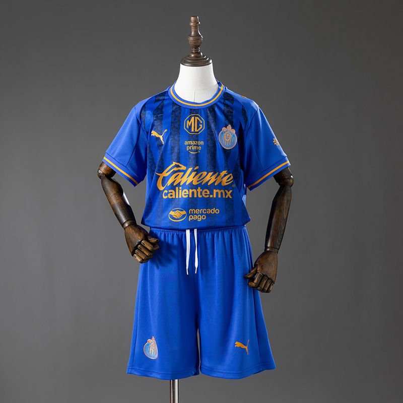 kit Camisa Infantil Chivas Guadalajara Home 2026/2027