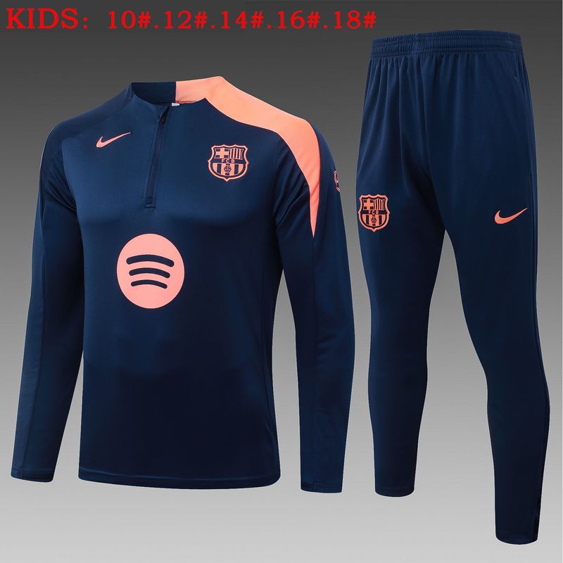 Conjunto de Treino Infantil Barcelona 25/26 – Blusa e Calça Conjunto de Treino Infantil Barcelona 25/26 – Blusa e Calça
