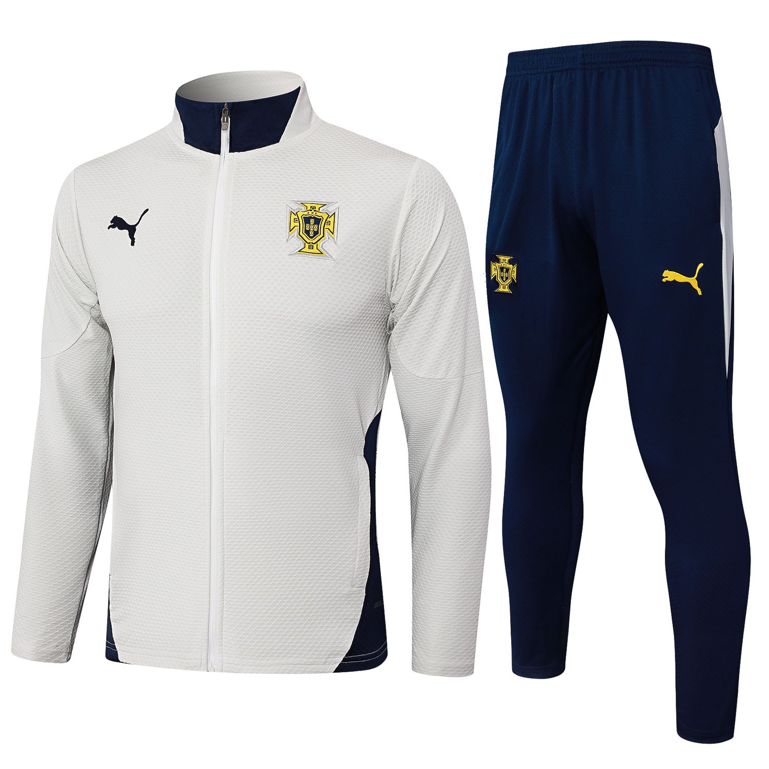 Conjunto Seleção  Portugal 2025 Blusão e Calça - Treino Masculino - com Zíper