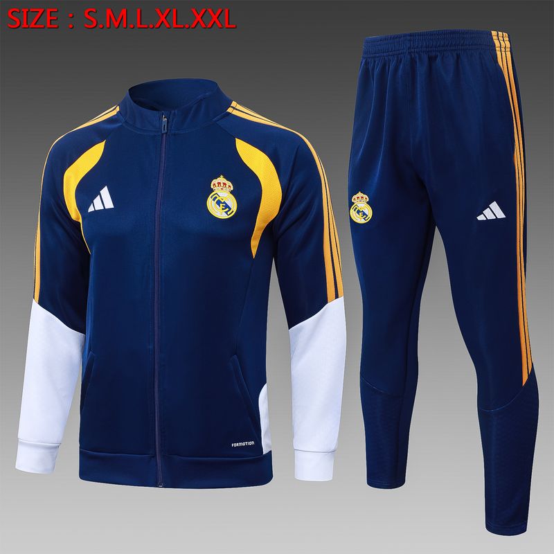 Conjunto Real Madrid  2026/2027 Blusão e Calça - Treino Masculino - com Zíper