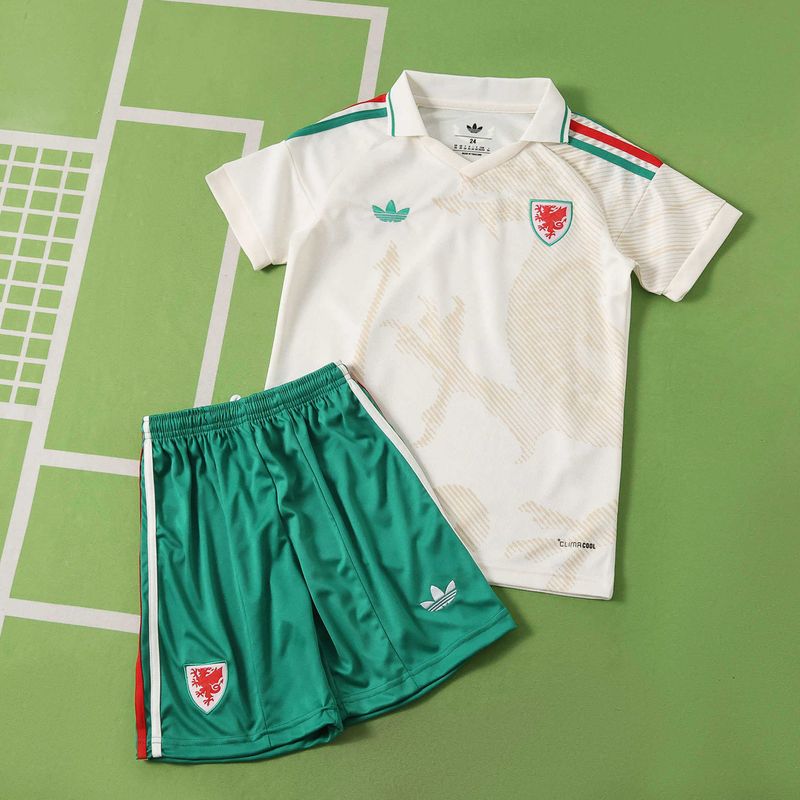 kit Camisa País de Gales 2026/2027 Infantil