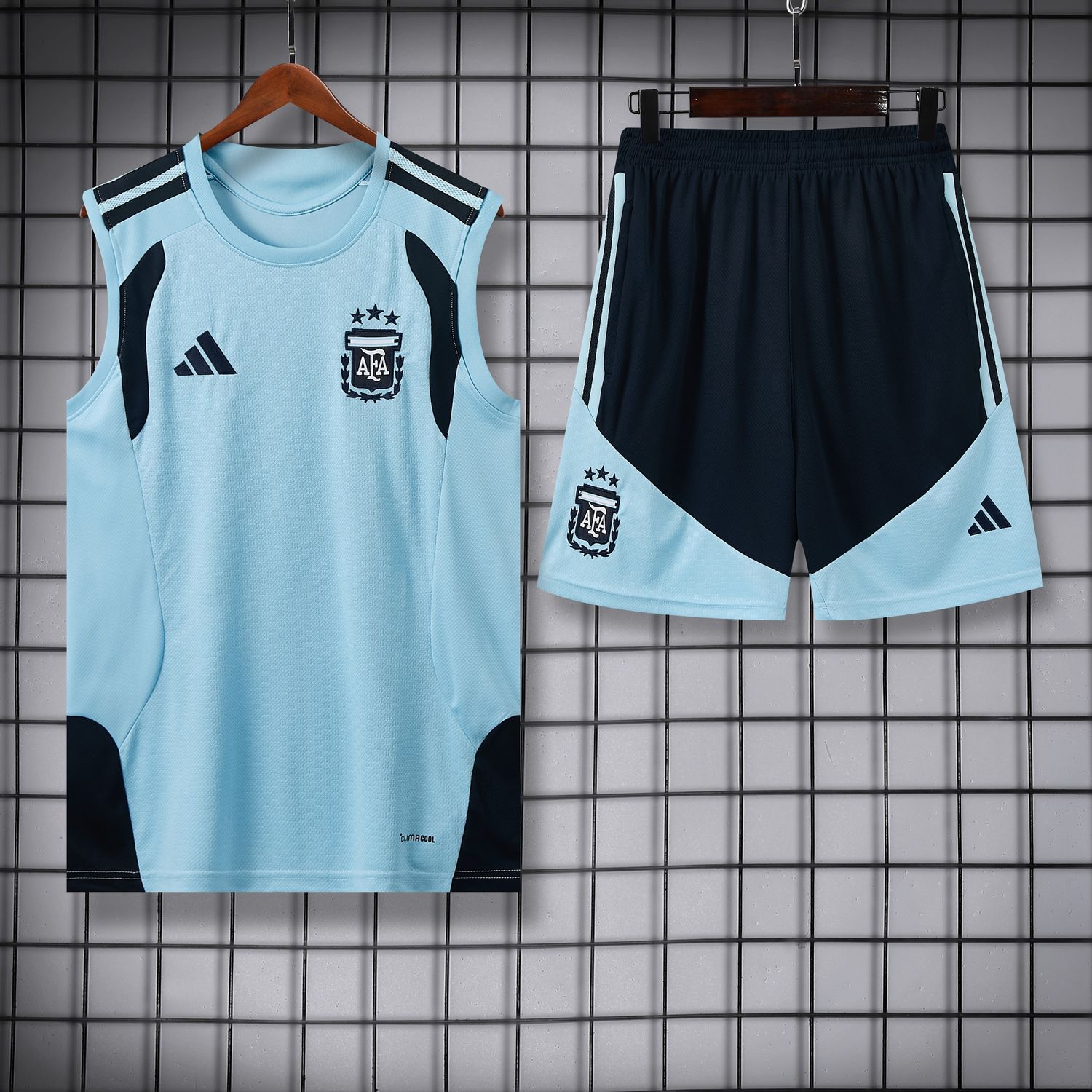Kit Treino Regata Argentina 2026 Camisa+Calção