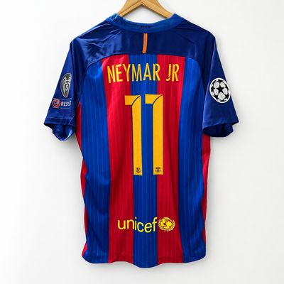 Camisa Retro Barcelona 2016/2017 Neymar Jr Camisa Retro Barcelona 2016/2017 Neymar Jr