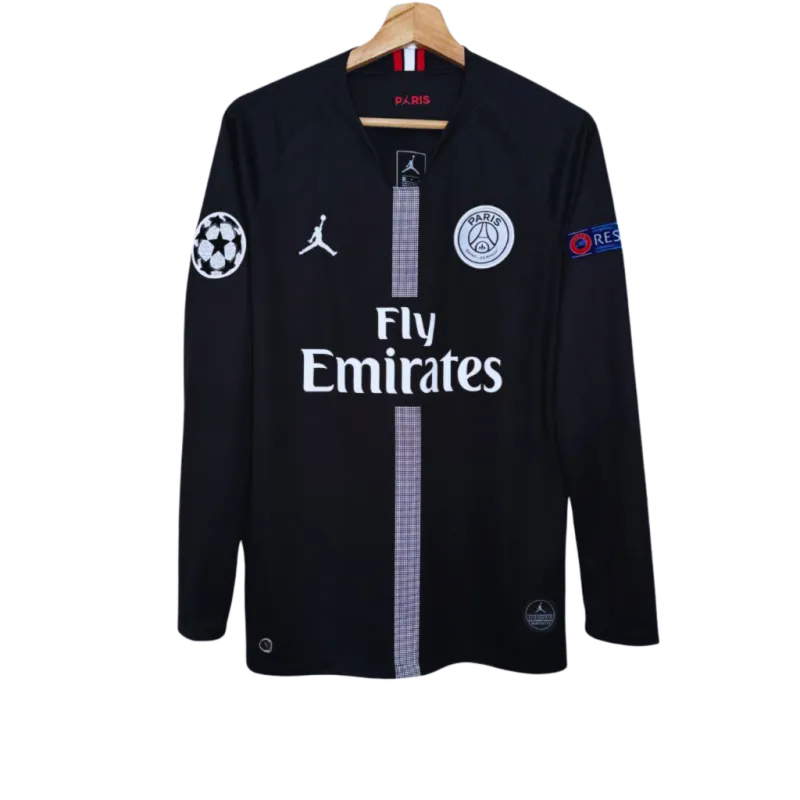Camisa PSG Preta 2018/2019 Manga Longa