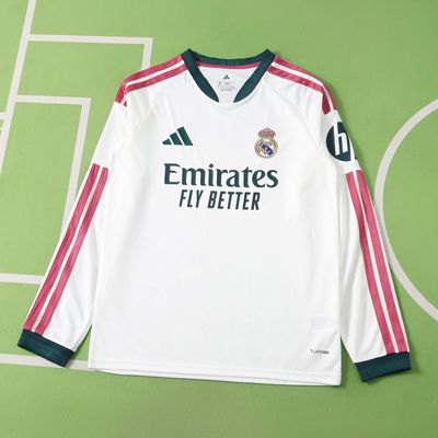 Camisa Real Madrid Home 2026/2027 Manga Longa