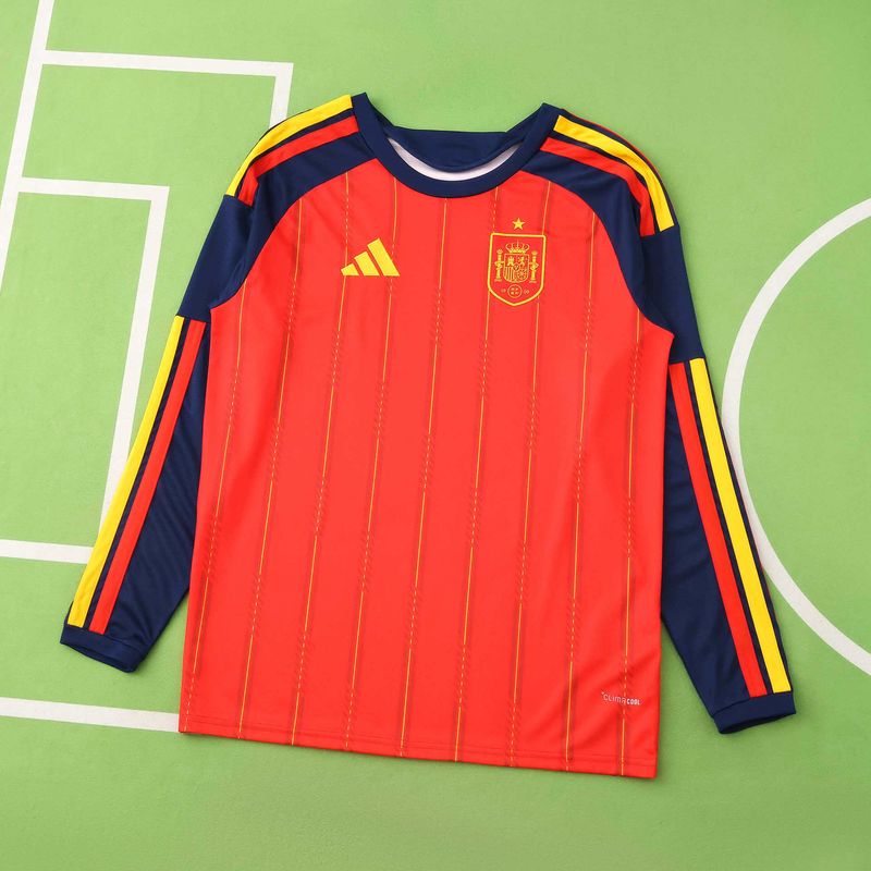 Camisa Seleção Espanha 2026/2027 Manga Longa Camisa Seleção Espanha 2026/2027 Manga Longa