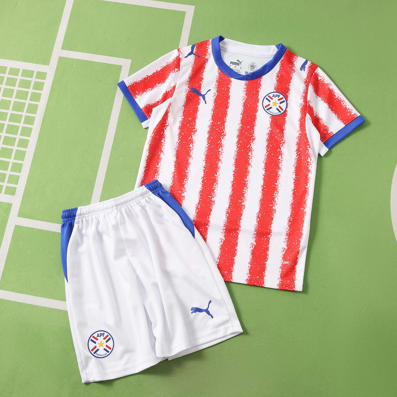 kit Camisa Seleção Paraguai 2026/2027 Infantil kit Camisa Seleção Paraguai 2026/2027 Infantil