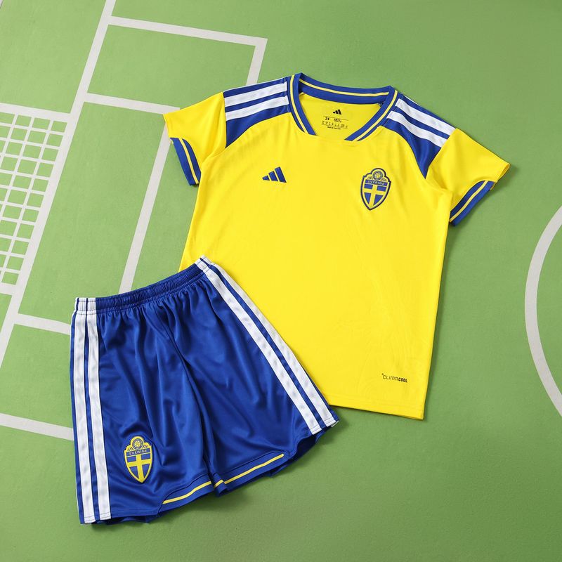 kit Camisa Suécia 2026/2027 Infantil