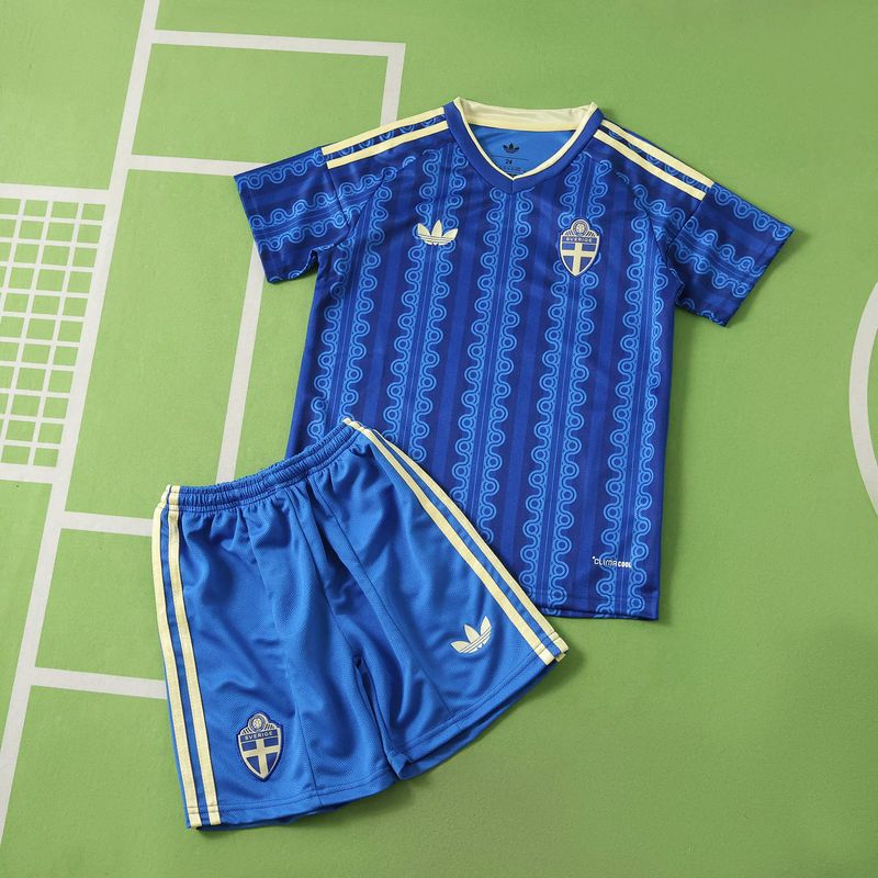 kit Camisa Suécia 2026/2027 Infantil