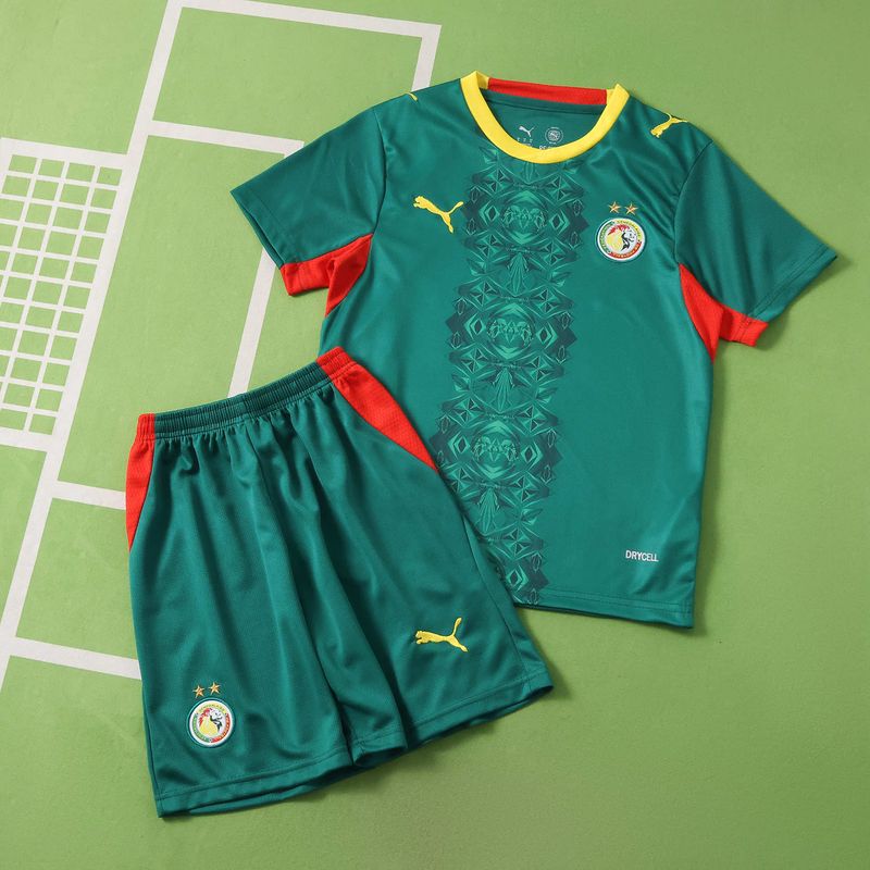kit Camisa Seleção Senegal 2026/27 Infantil Copa do Mundo