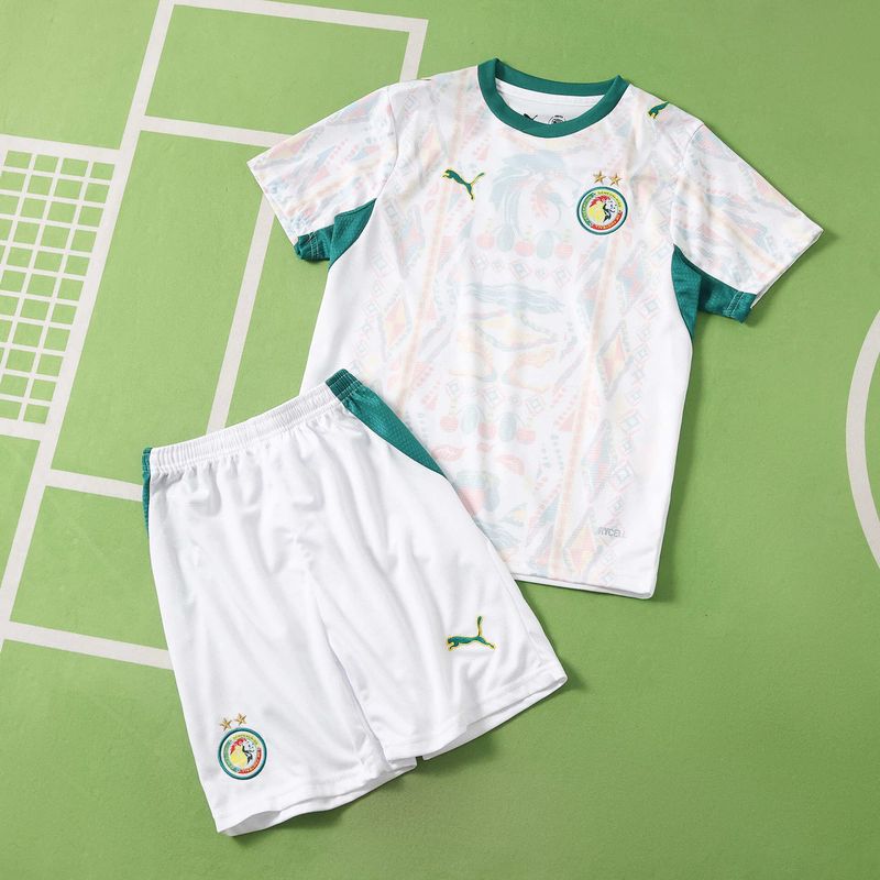 kit Camisa Seleção Senegal 2026/27 Infantil Copa do Mundo