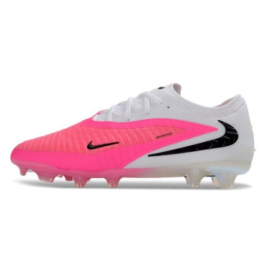 Chuteira Campo NIKE Phantom 6 Elite Low FG Breakout Rosa - Branco Chuteira Campo NIKE Phantom 6 Elite Low FG Breakout Rosa - Branco