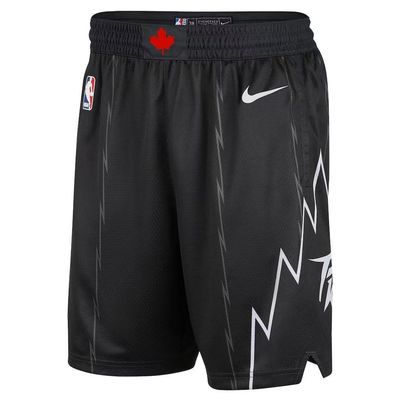 Shorts Toronto Raptors Statement Edition Nike Masculino - Preto