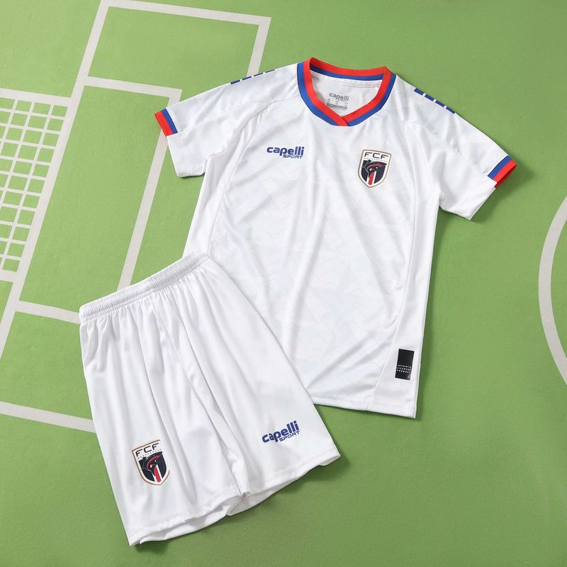 Kit Camisa Infantil Cabo Verde Away 2026 Copa do Mundo Kit Camisa Infantil Cabo Verde Away 2026 Copa do Mundo