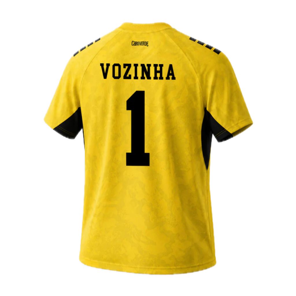 Camisa Seleção Cabo Verde Goleiro Copa do Mundo 2026 Vozinha Camisa Seleção Cabo Verde Goleiro Copa do Mundo 2026 Vozinha
