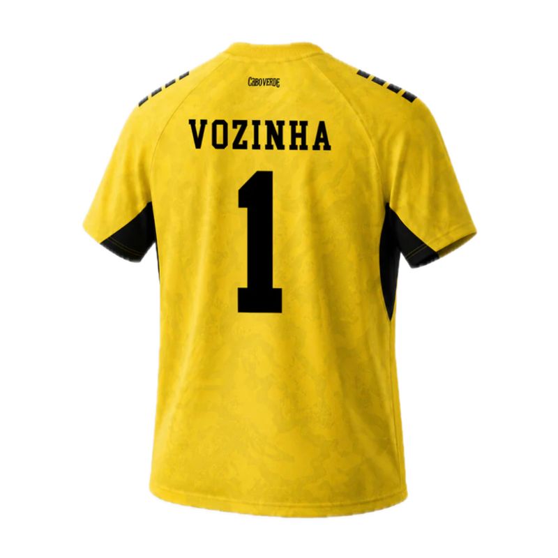 Camisa Seleção Cabo Verde Goleiro Copa do Mundo 2026 Vozinha Camisa Seleção Cabo Verde Goleiro Copa do Mundo 2026 Vozinha