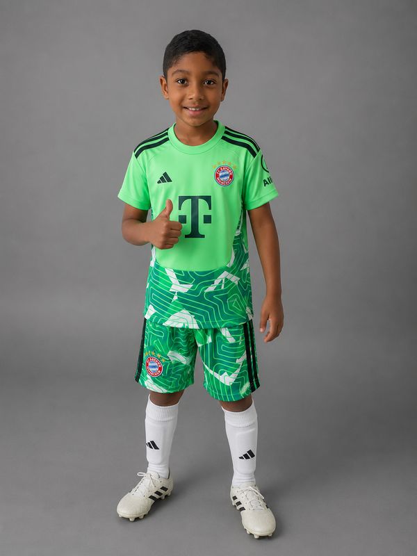 Kit Infantil Bayern de Munique  2026/2027 Camisa + Short Goleiro