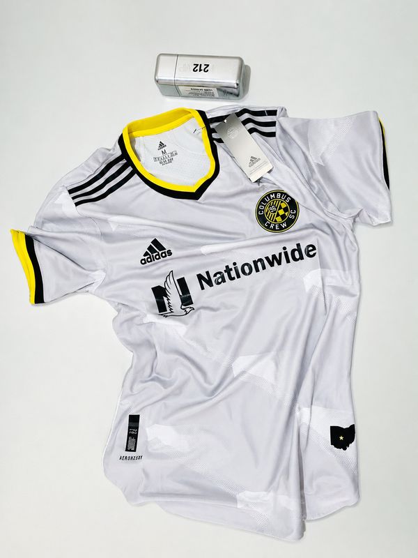 Camisas do Columbus Crew 2021 Adidas MLS Versão Jogador  Pronta entrega