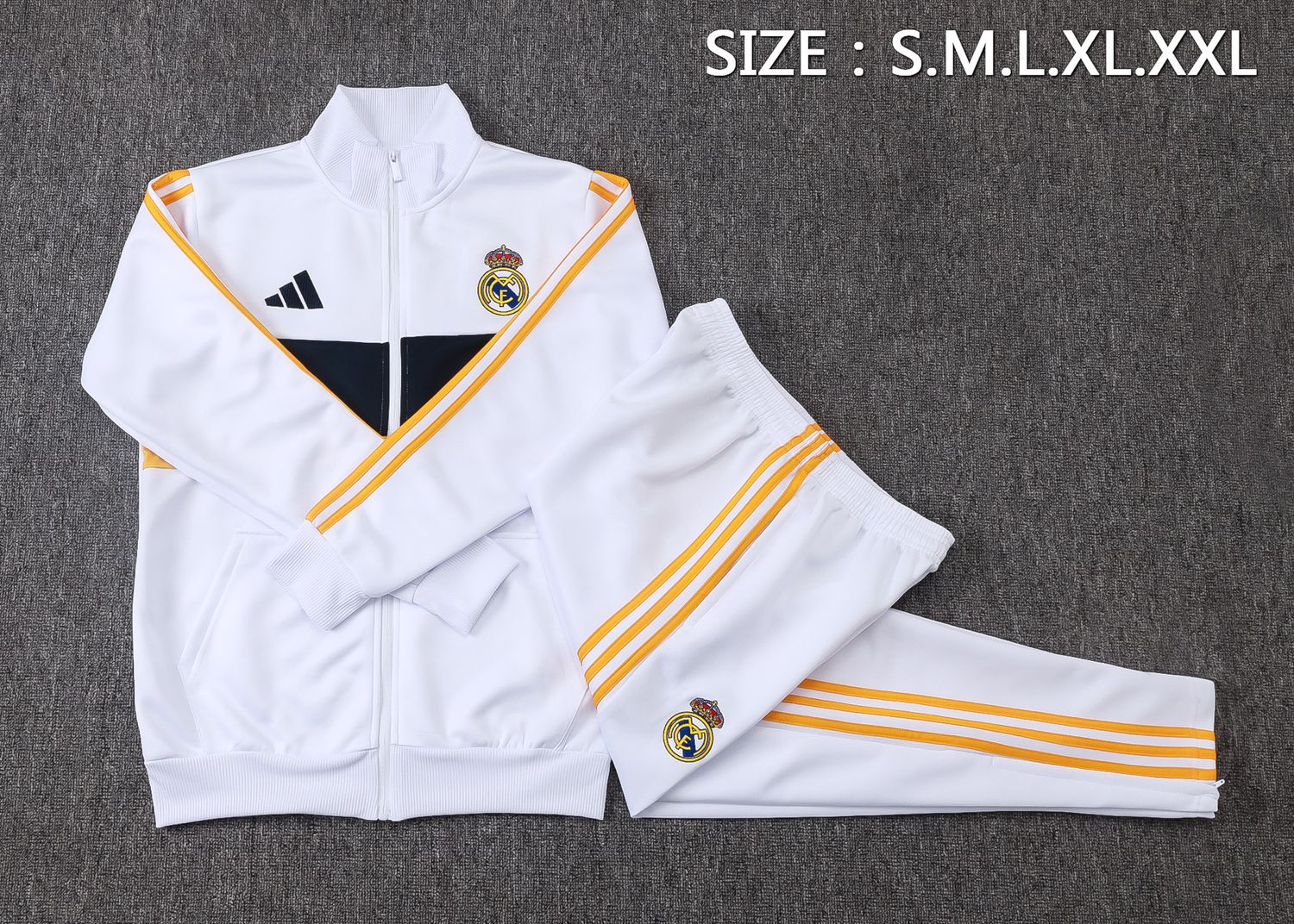 Conjunto Real Madrid 2026/2027 Blusão e Calça - Treino Masculino - com Zíper