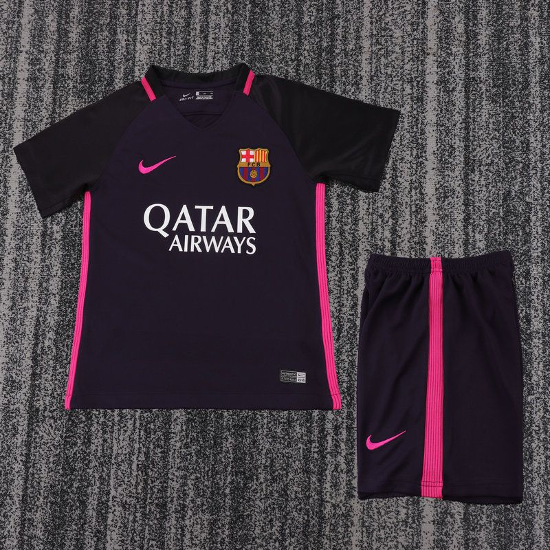 kit Camisa Kids Retro Barcelona 2016/17 kit Camisa Kids Retro Barcelona 2016/17