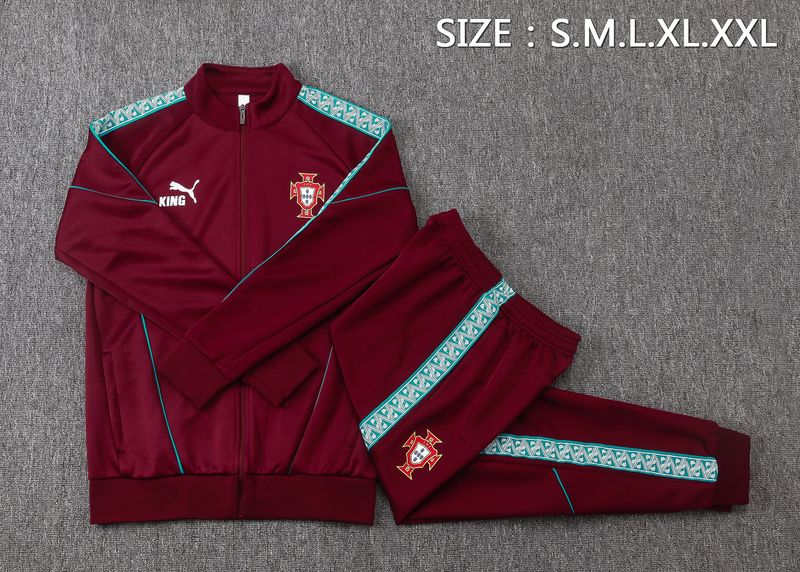 Conjunto Seleção  Portugal 2026/2027 Blusão e Calça - Treino Masculino - com Zíper