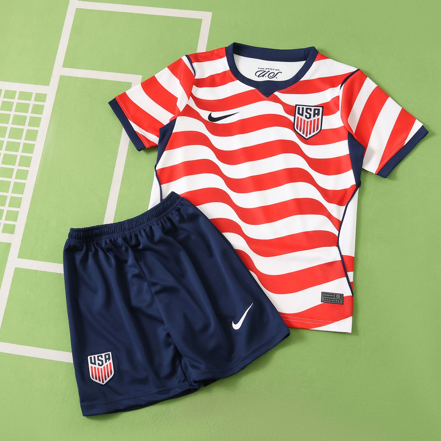 kit Camisa Seleção Estados Unidos 2026 Infantil Home Copa do Mundo kit Camisa Seleção Estados Unidos 2026 Infantil Home Copa do Mundo