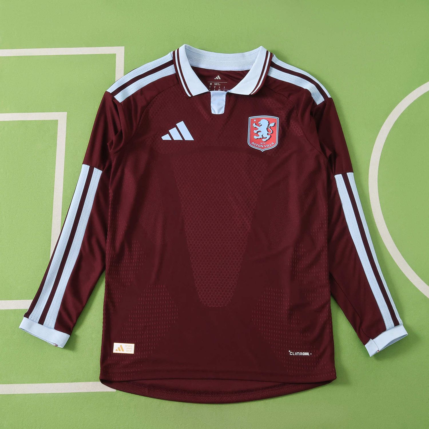 Camisa Aston Villa  2026-2027 Manga Longa Versão Jogador