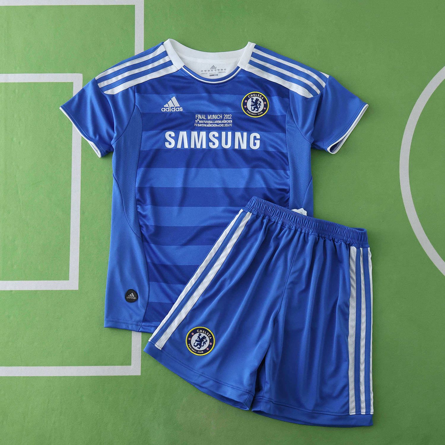 kit Camisa Kids Retro Chelsea 11/12 Home
