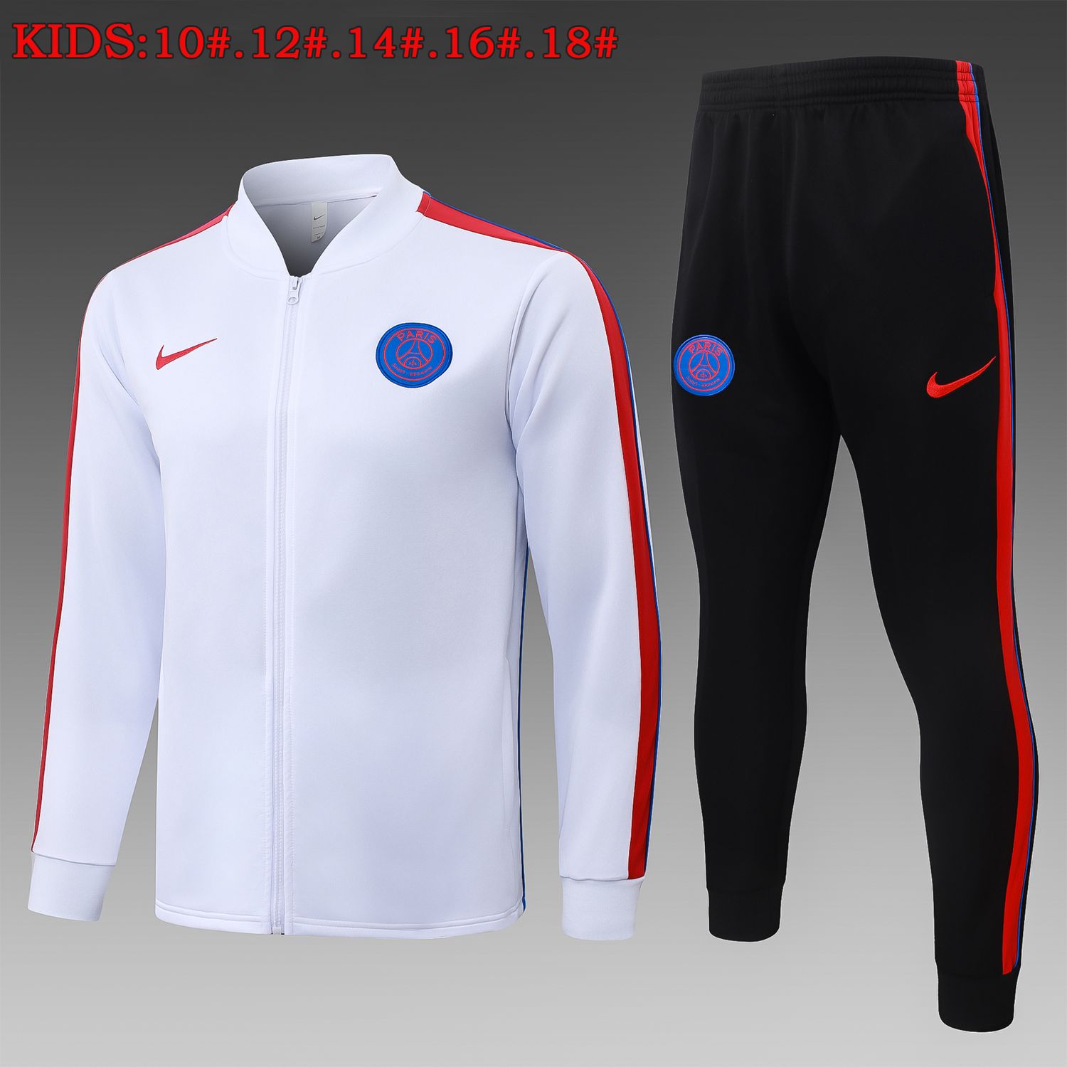 Conjunto PSG 2026/2027 Blusão e Calça - Treino Masculino - com Zíper Conjunto PSG 2026/2027 Blusão e Calça - Treino Masculino - com Zíper