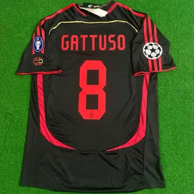 Camisa Milan 2006/2007 III Retrô Gattuso