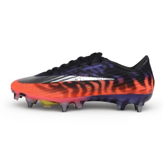 Chuteira Campo NIKE Air Zoom Mercurial Superfly 11 Elite SG Gold Scorpion Laranja - Roxo