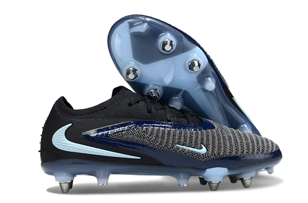 Chuteira Campo NIKE Phantom 6 Elite Low SG-PRO Shadow Pack Preto - Azul Chuteira Campo NIKE Phantom 6 Elite Low SG-PRO Shadow Pack Preto - Azul