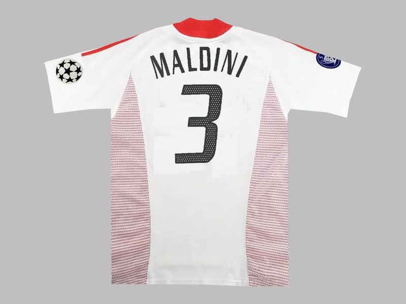 Camisa AC Milan Away 2002/03 Retro MALDINI 3 Camisa AC Milan Away 2002/03 Retro MALDINI 3