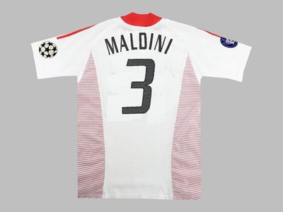 Camisa AC Milan Away 2002/03 Retro MALDINI 3 Camisa AC Milan Away 2002/03 Retro MALDINI 3