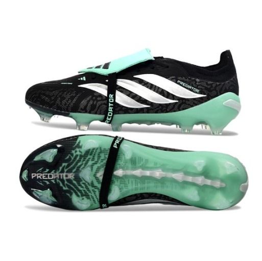 Chuteira Campo ADIDAS Predator Elite Tongue 26 FG Final Rush Pack Preto - Verde Chuteira Campo ADIDAS Predator Elite Tongue 26 FG Final Rush Pack Preto - Verde