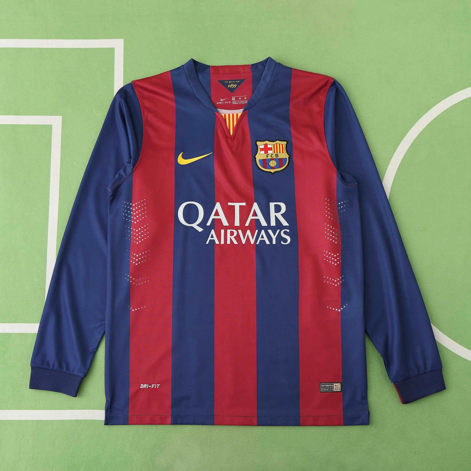 Camisa Retrô Barcelona - Manga Longa 2014/15 Camisa Retrô Barcelona - Manga Longa 2014/15