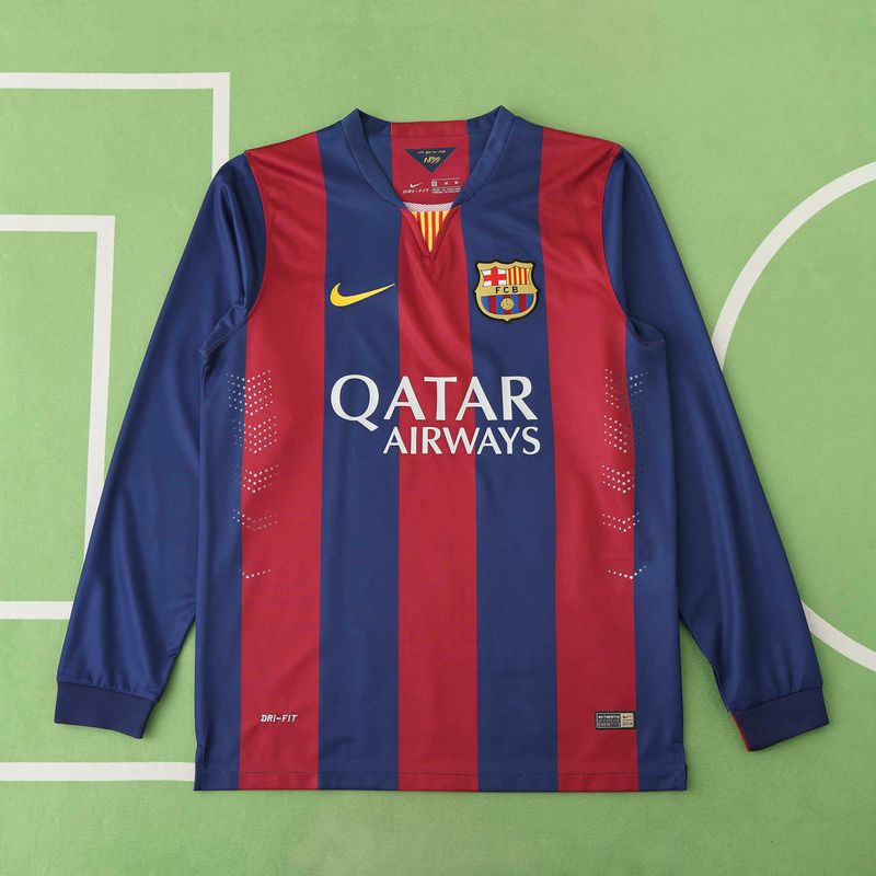 Camisa Retrô Barcelona - Manga Longa 2014/15 Camisa Retrô Barcelona - Manga Longa 2014/15