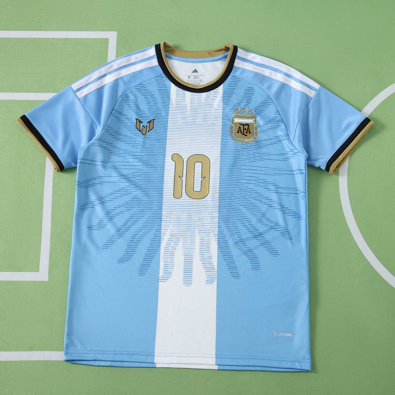 Camisa Especial da Argentina homenageia Lionel Messi Camisa Especial da Argentina homenageia Lionel Messi