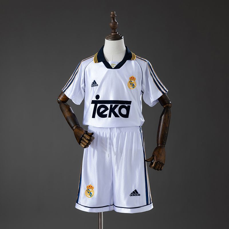 kit Camisa Kids Retro Real Madrid 98/00