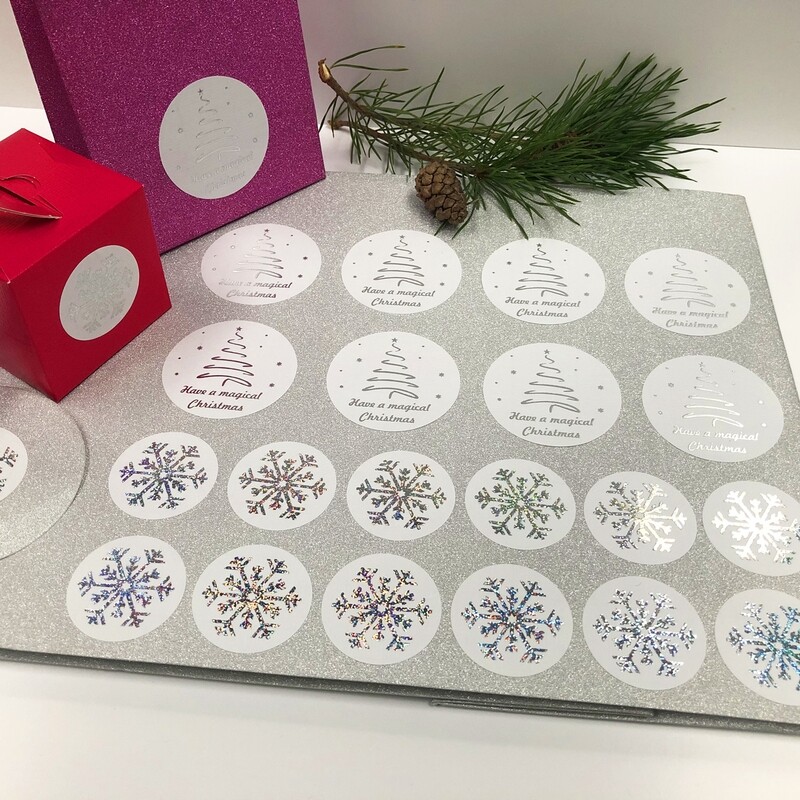 Luxury Christmas Stickers and clear seals  Pack B