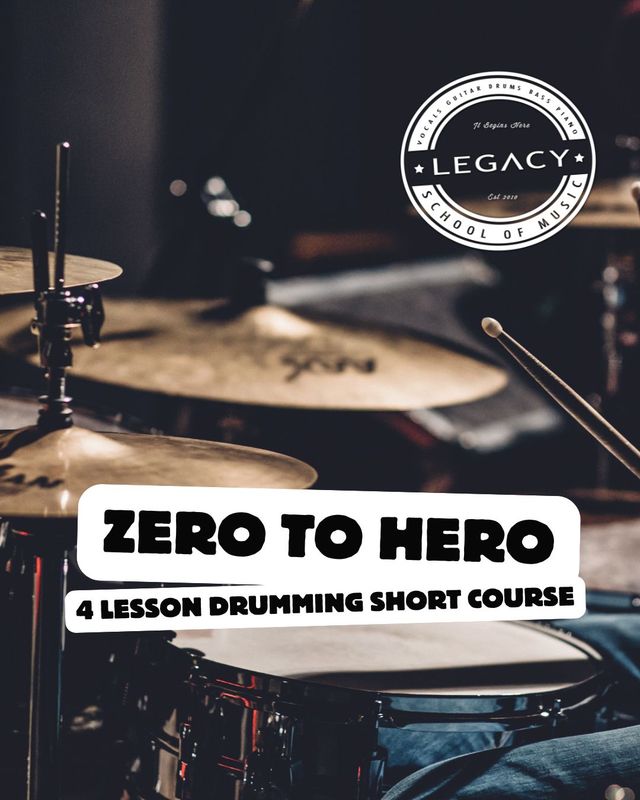 4 Week Drumming short course - Zero to Hero